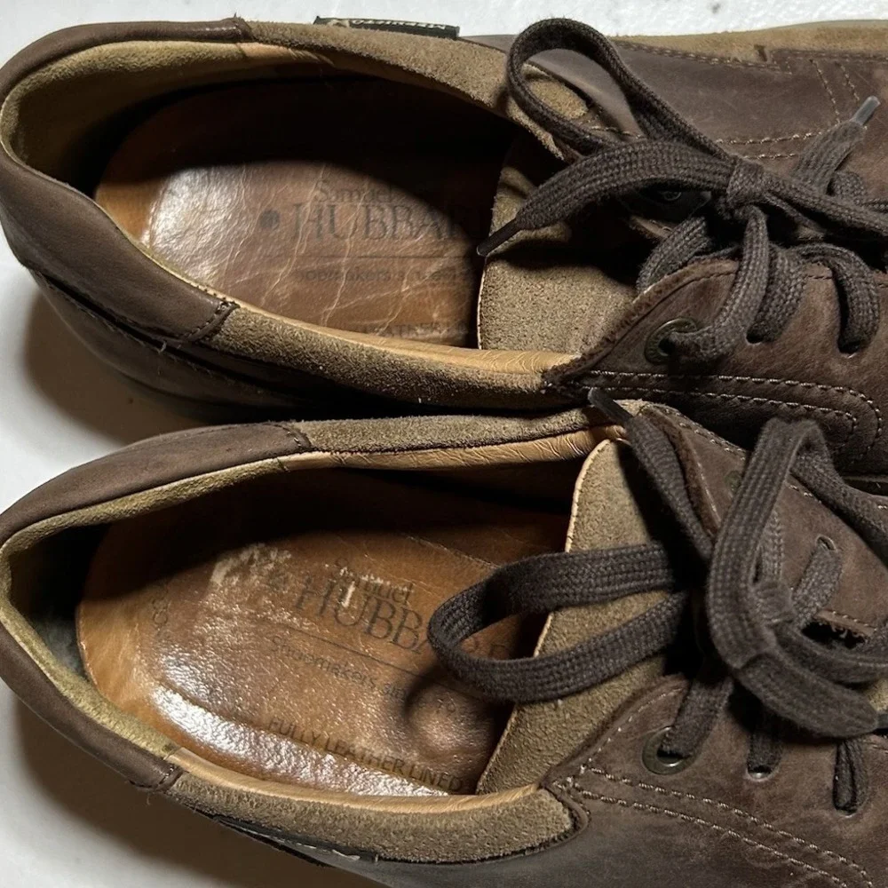 Mephisto Mens Callisto Leather Suede Brown Casual Lace Up Sneaker Shoe Size 10‎
